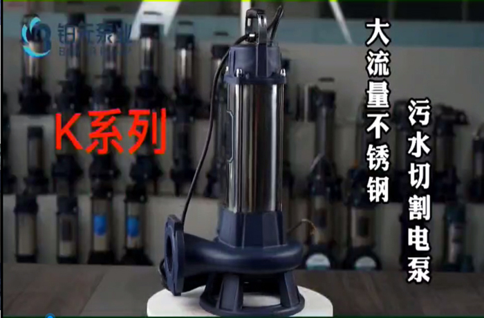 K series large flow steel sewage cutting electric pump
