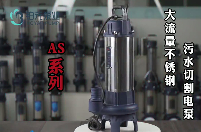 AS series stainless steel alloy cutting head electric pump